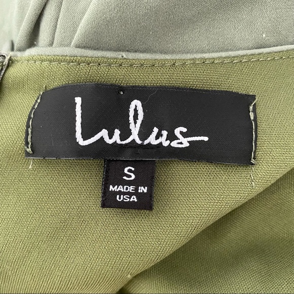 LULUS Women's Small Green Long-Sleeve Mini Dress - Picture 7 of 10